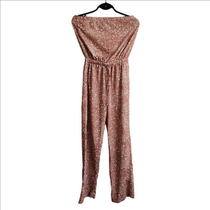 Elegant Pink Jumpsuit Size Small